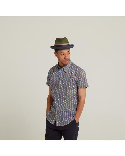 Dasmarca Hats Green Dasmarca Verona Summer Two Tone Straw Fedora Moss Hat For And for men