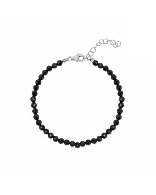 Spero London Metallic Sterling Natural Spinel Bracelet