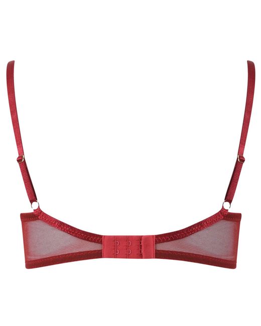 Belle -et-BonBon Red Fifi Petal Bralette Best Seller