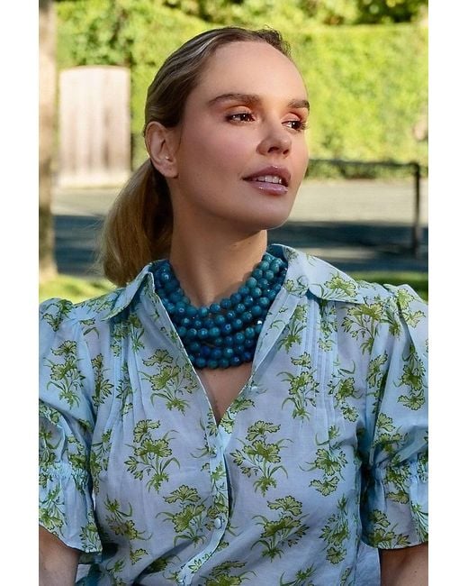 Fairchild Baldwin Blue Bella Marble Necklace