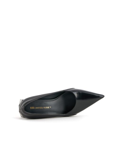 United Nude Black Ricky Pump Mid