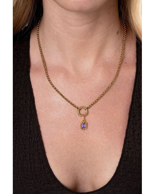 Zynnia Collective Blue February/ Amethyst Birthstone Charm