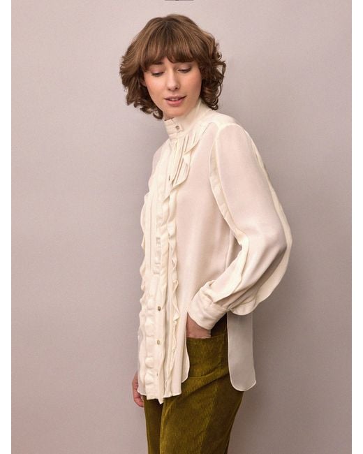 Amanda Thompson Couture White Frankie Shirt Off