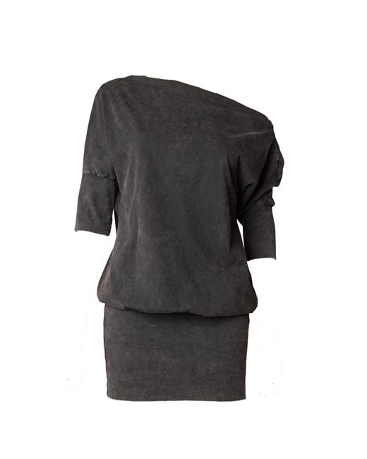 Love and Nostalgia Black Gabby Ballet Tee Dress