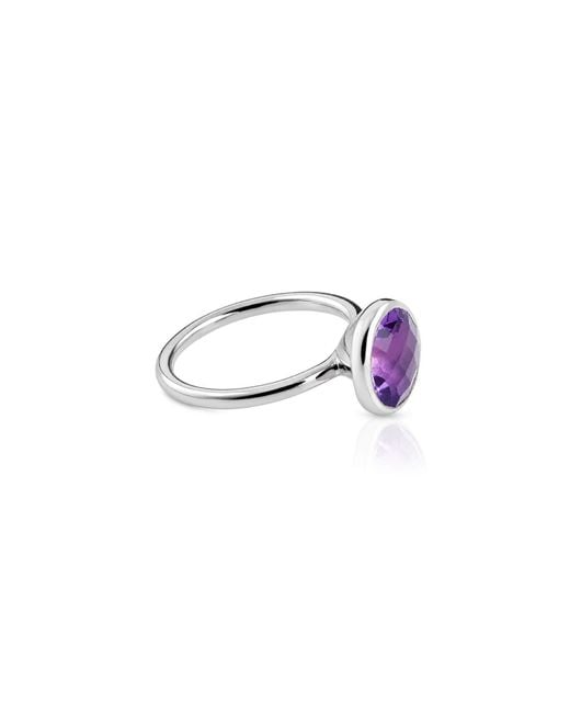The Jewellery Store London Purple Desert Moon Quartz Ring