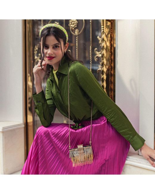 Simitri Metallic Ombre Petit Bag