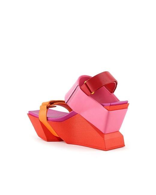 United Nude Red Brutt Sandal
