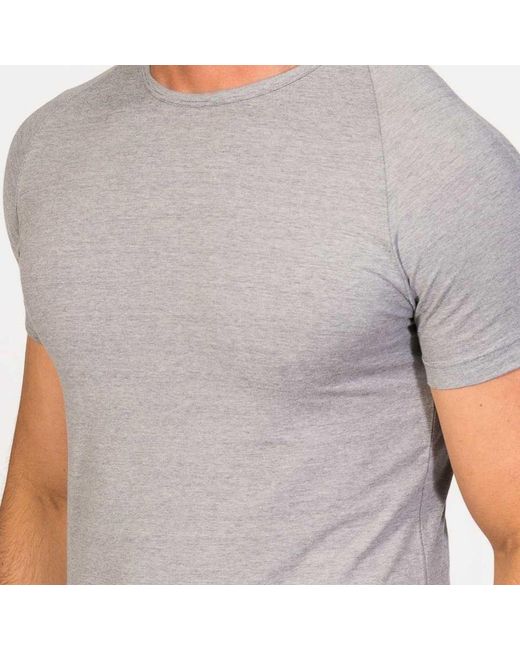 Zd - Zero Defects Gray Round Neck T-Shirt for men