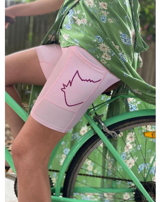 Foxies Pink Ultra-Comfy Eco Body Shorts With Built-In Undies, Zero Vpl & Flattering Coverage