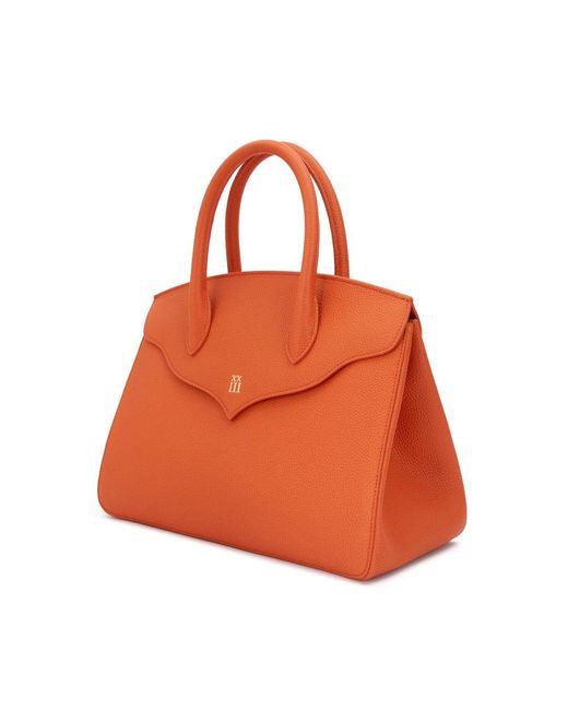 Xxiii Orange Scallop Tote