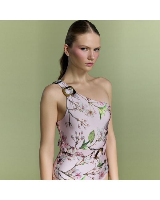 Nur Karaata Pink Marbella Muse Swimsuit