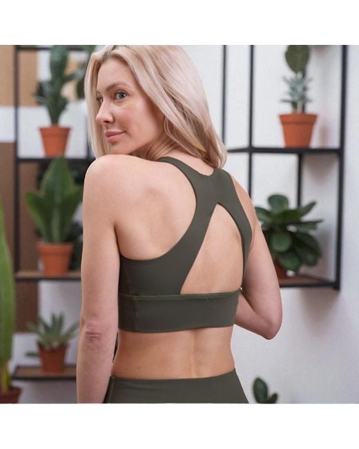 Enact Green Caimano Open Back Top