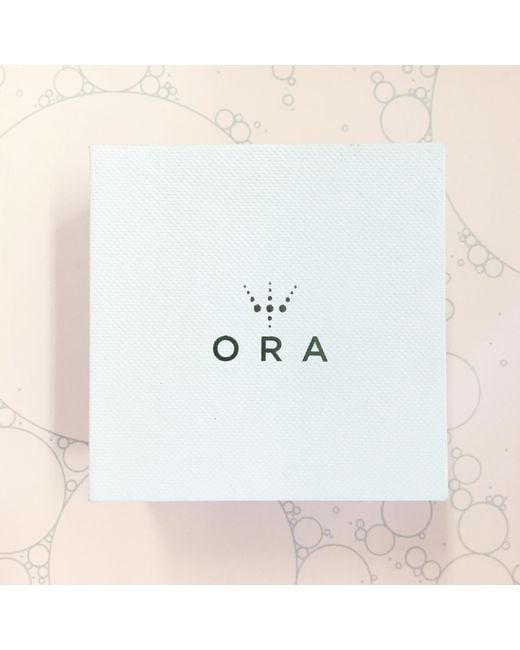 Ora Pearls Metallic Aelia Pearl Chain Ring