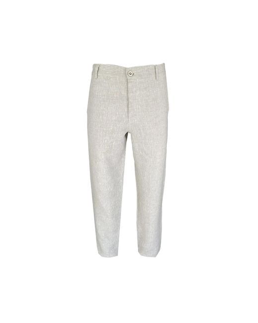 Haris Cotton Gray Linen Pant for men