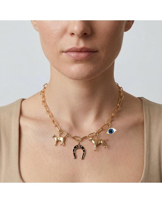 Nowart Jewelry Metallic Cat Charm