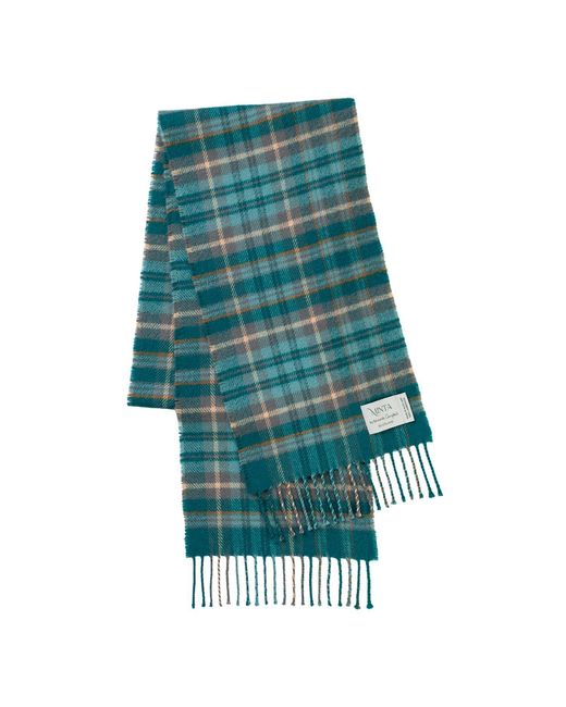 Araminta Campbell Ltd Blue West Coast Waters Lambswool Scarf