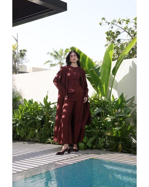 Ashita Fernandes Brown Chloe Abaya