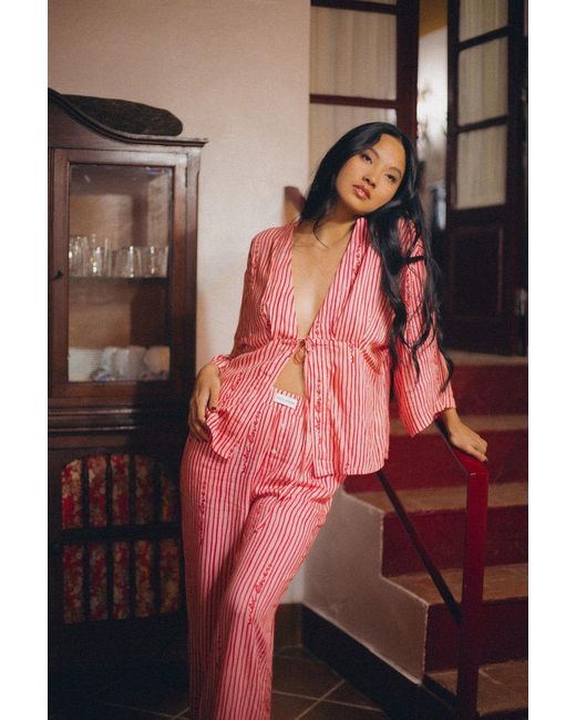 Wild Lovers Pink Flor Pyjama Kimono