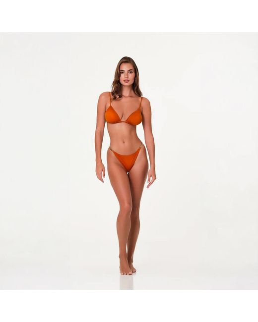 Cherina Beachwear Llc Orange Rose Bikini Bottom