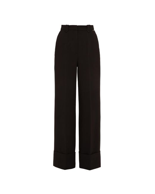 Nissa Black High-Waisted Pants