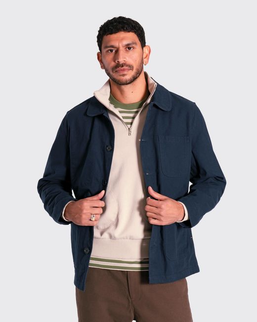 Far Afield Blue Station Jacket for men