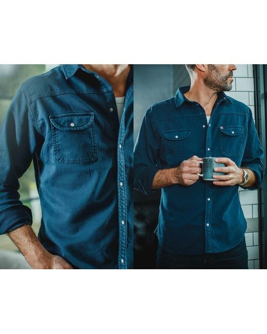 &SONS Trading Co Blue Sunday Shirt for men