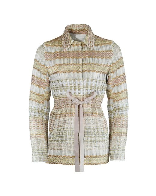 GeeGee Collection Gray Heidi Silk Jacket