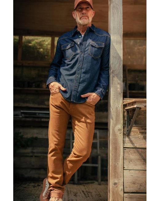 &SONS Trading Co Orange Andsons Brandon Jeans Tan for men