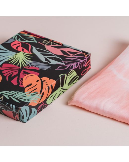 Silk and Bears Pink Coral Blush Shibori Silk Scarf – Hand-Dyed Mulberry Silk Shawl, Beach & Resort Cover-Up