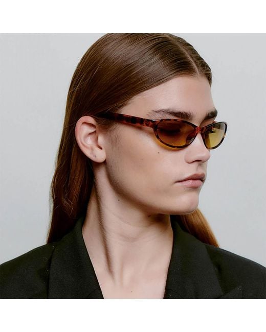 A.Kjærbede Brown Alexa Sunglasses Havana