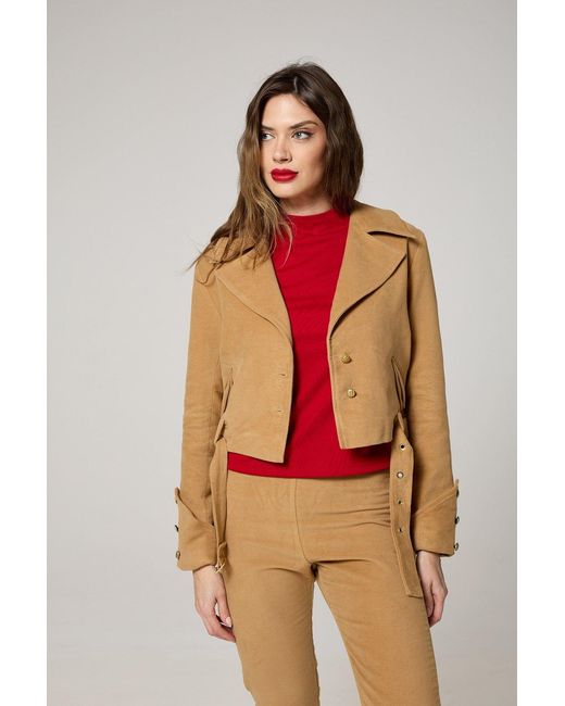 K-Win London Natural Classic Moleskin Jacket