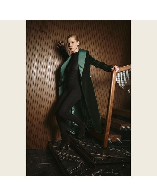 Roqaia Fashion House Green Velvet Noble