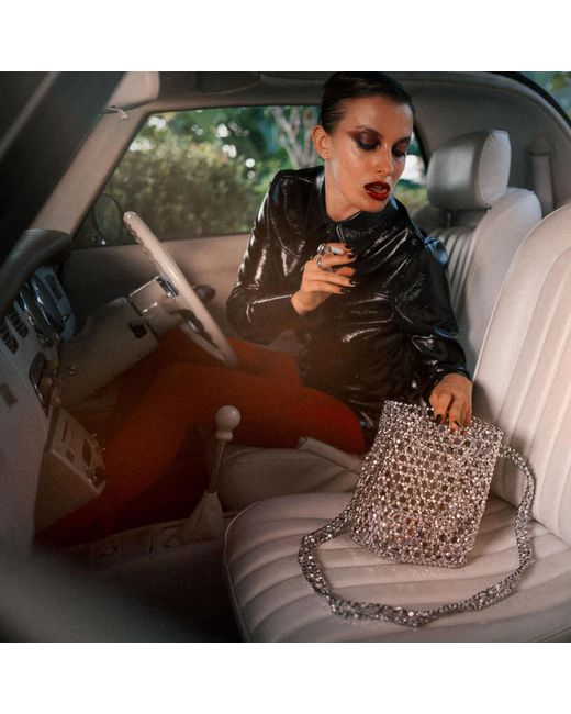 Le Sept Metallic Lula Bucket Bag
