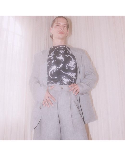 Paloma Lira Gray Blazer for men