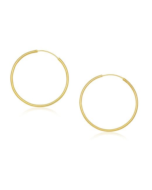 Preeti Sandhu Metallic Lunar Hoops