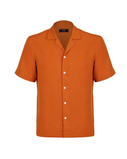 DAVID WEJ Orange Kingston Shirt & Short for men