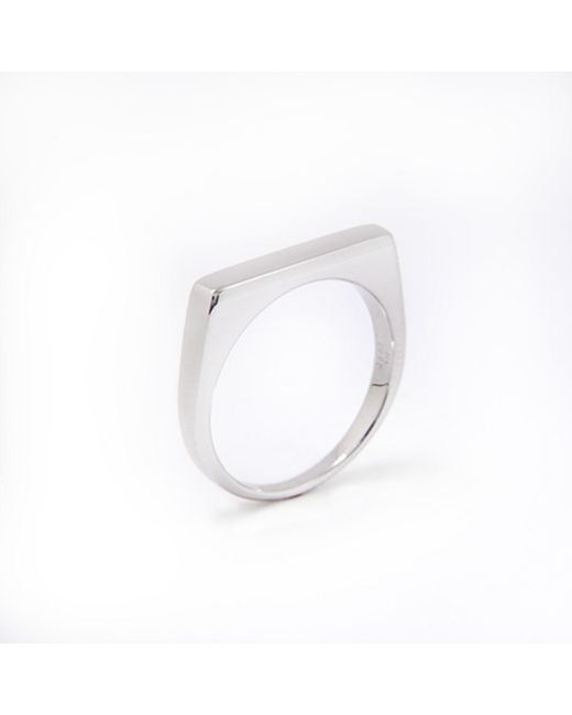 Belinda Jewelz White Zuri Bar Ring