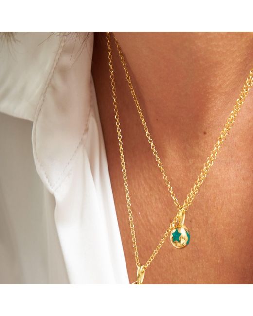 Myrto Katramadou Jewellery Blue Melina Pendant Royal