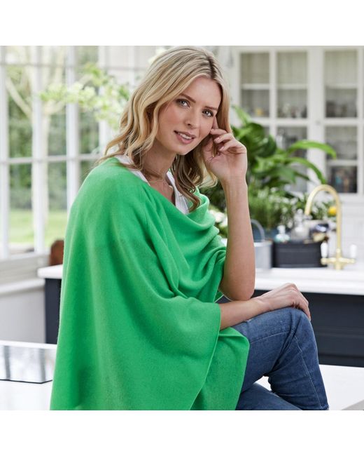 Cove Green Lucy Apple Multi Way Cashmere Wrap