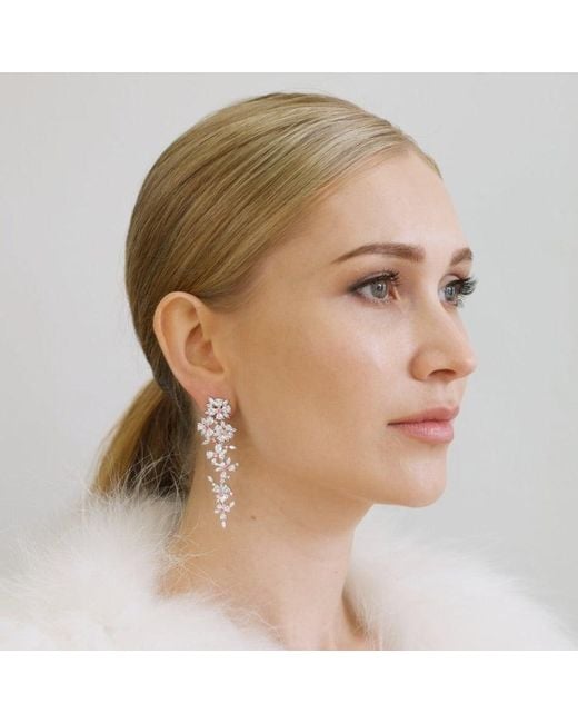 Stephanie Browne Australia White Sakura Earrings