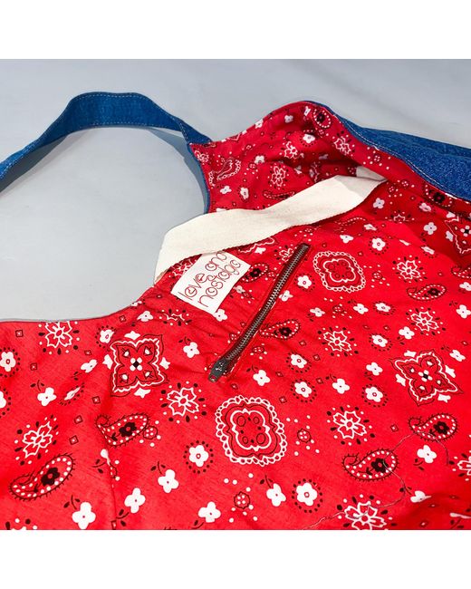 Love and Nostalgia Blue Bag Lady Denim Bag