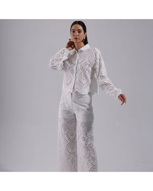 Thisisu Collection White Solstice Pant