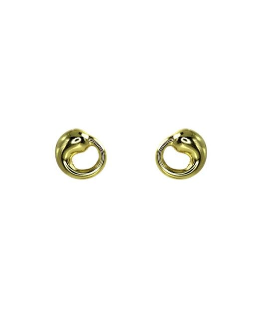 VicStoneNYC Fine Jewelry Metallic Timeless Gok-Ock Stud Solid Earrings