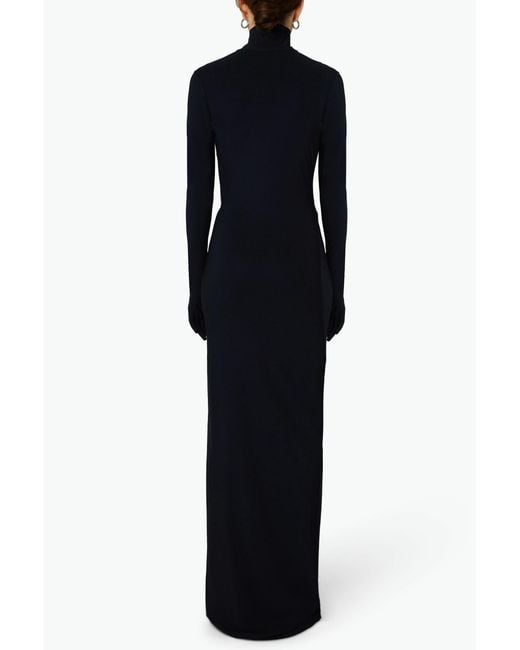 Room 24 Black Talia Corset Cut Out Gloves Dress