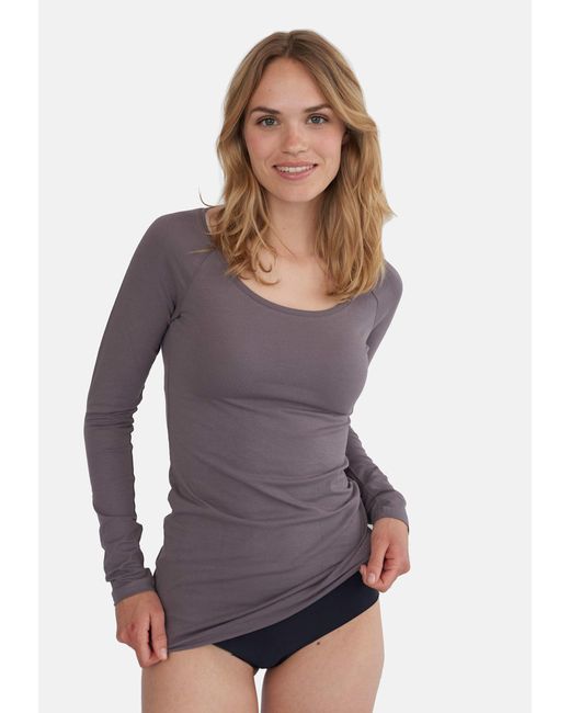 GROBUND Purple Estrid Blouse