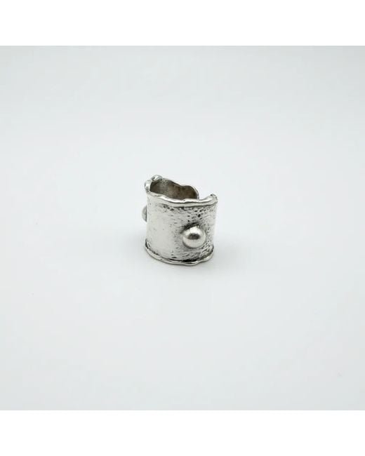 By Virgo White Neriah Ring