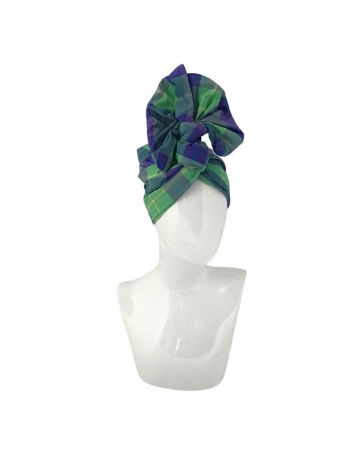 Romer Millinery Green Twisturban Turban