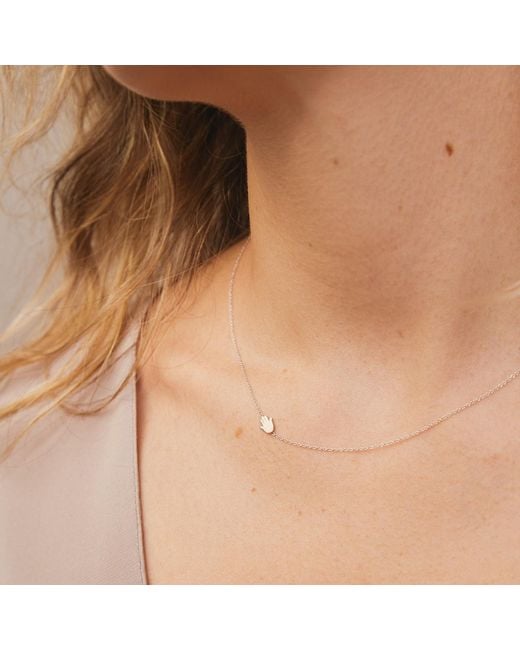 Maya Brenner Metallic 14K Asymmetrical Charm Necklace