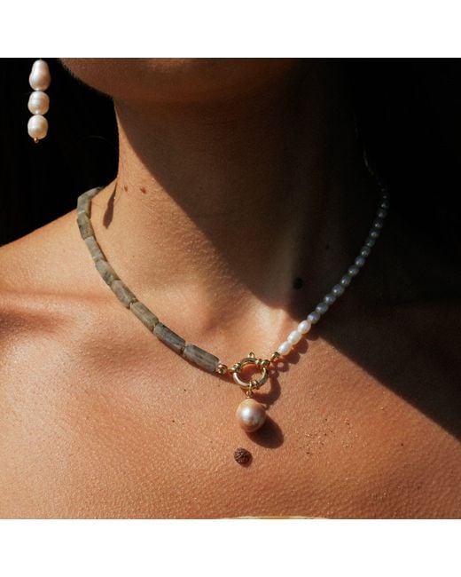 Mickey's Girl Metallic Isola Rosa Necklace