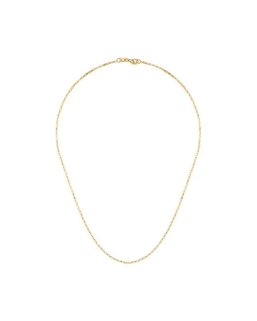 Olivia Le Metallic Roxy Diamond Cut Box Chain Necklace